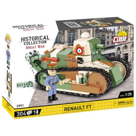 Cobi 2991 Great War Renault FT, 1:35, 304 kostek