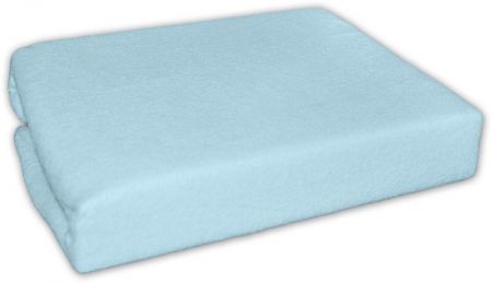 Baby Nellys Froté prostěradlo do postýlky 120x60cm - modré, 120x60