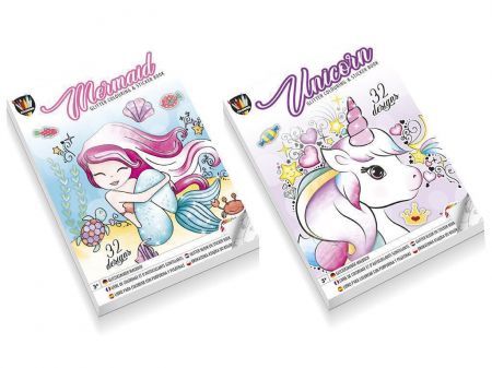 RMS Velká kniha třpytivého malování se samolepkami