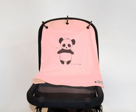 KURTIS Univerzální clona Baby Peace Panda rose