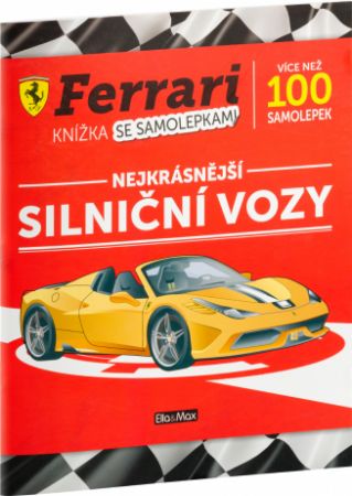 FERRARI, silniční vozy - Kniha samolepek