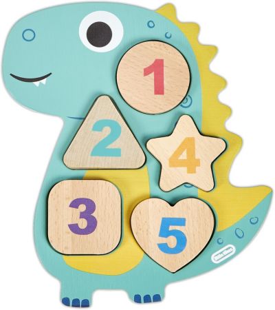 Little Tikes Wooden Critters Dřevěné puzzle s čísly, 3 druhy