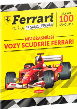 FERRARI, vozy Scuderie – Kniha samolepek