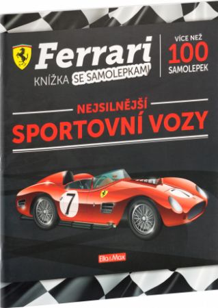 FERRARI, sportovní vozy – Kniha samolepek