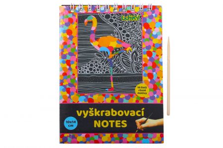 Vyškrabovací notes 10x14cm / 10 listů