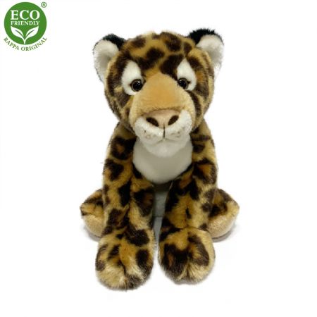 RAPPA | Plyšový leopard sedící 30 cm ECO-FRIENDLY DS35061379