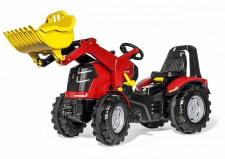 Šlapací traktor X-Trac Premium červený s předním nakladačem DS21979578