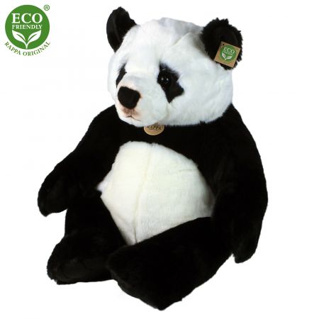 RAPPA | Plyšová panda sedící 46 cm ECO-FRIENDLY DS13965860