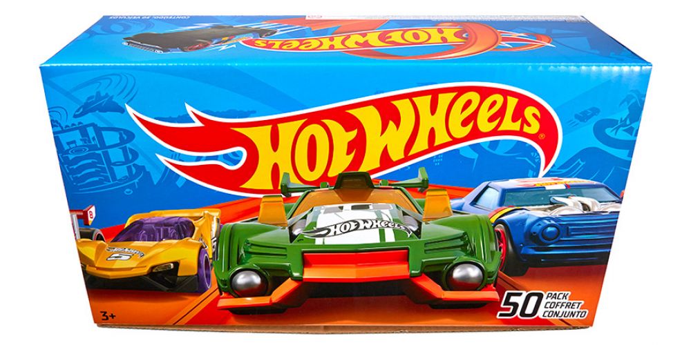 MATTEL - Hot Wheels 50ks angličák, mix produktů