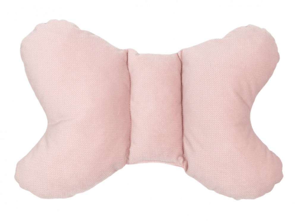 Stabilizační polštářek pod hlavičku starorůžový velvet