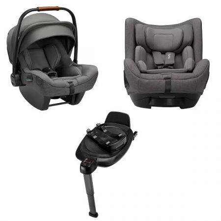 NUNA autosedačka PIPA NEXT + TODL NEXT + základna ISOFIX BASE Granite