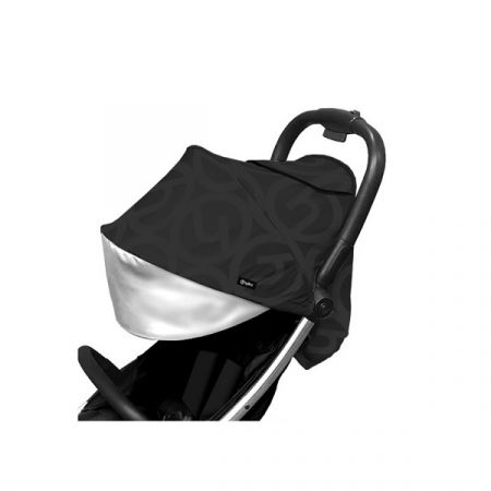 BABYSTYLE stříška HYBRID EZYFOLD Jet Black