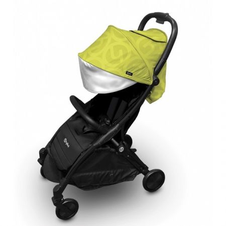 BABYSTYLE sportovní kočárek HYBRID EZYFOLD Black/Wasabi