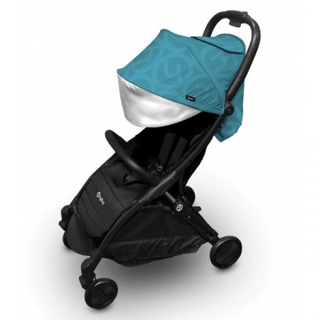 BABYSTYLE sportovní kočárek HYBRID EZYFOLD Black/Mint