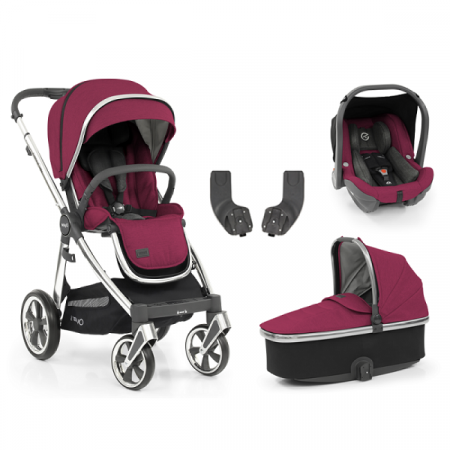 BABYSTYLE kombinovaný kočárek OYSTER 3 4v1 Cherry