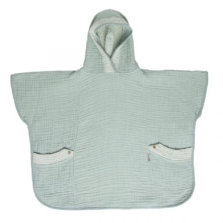 BÉBÉ-JOU froté pončo Pure Cotton Green