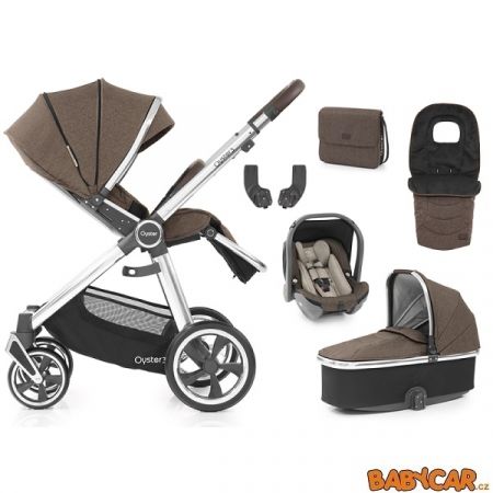 BABYSTYLE kombinovaný kočárek OYSTER 3 6v1 Truffle