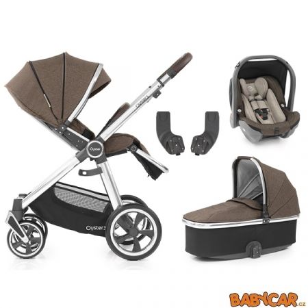 BABYSTYLE kombinovaný kočárek OYSTER 3 4v1 Truffle