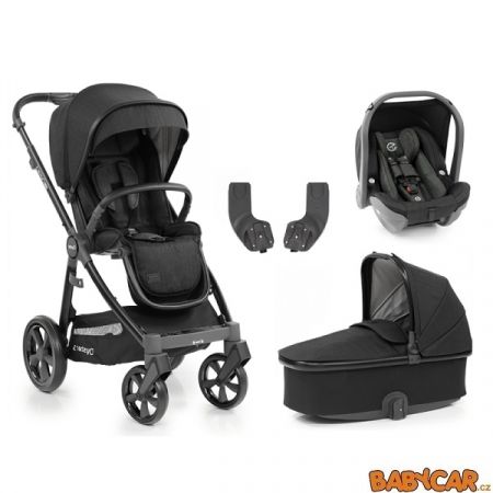 BABYSTYLE kombinovaný kočárek OYSTER 3 4v1 Noir