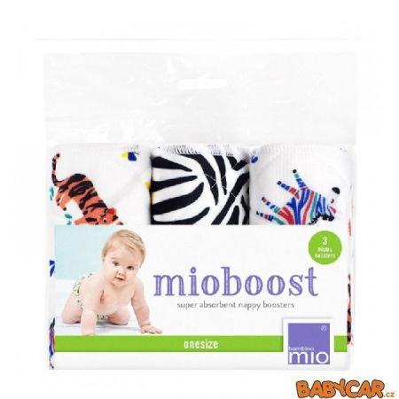 BAMBINO MIO absorpční vložka MIO BOOST 3ks Savanna Stripes