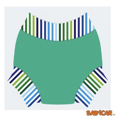 SWIM NAPPY neoprenové plavky PÁSEK Zelená XL