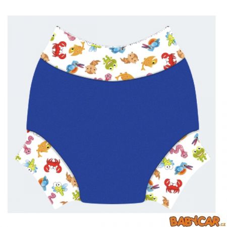 SWIM NAPPY neoprenové plavky HOUSENKY Modrá XL