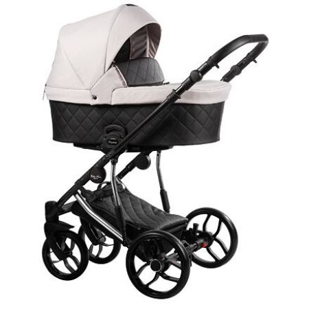 Kočárek Baby Merc Piuma Limited  dvojkombinace stříbrný rám 02/JE