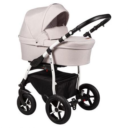 Kočárek Baby Merc Q9 2021 trojkombinace bílý rám s autosedačkou Q9/197C