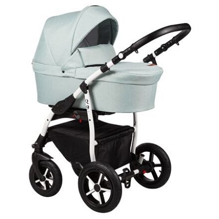 Kočárek Baby Merc Q9 2021 dvojkombinace bílý rám Q9/198C