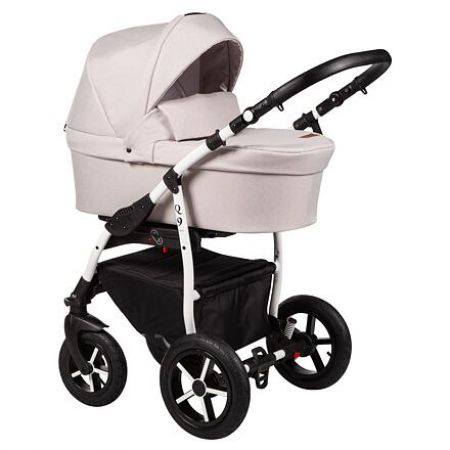 Kočárek Baby Merc Q9 2021 dvojkombinace bílý rám Q9/197C