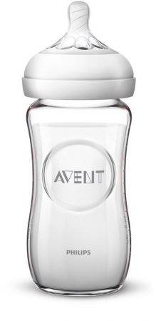 Philips AVENT Láhev Natural skleněná 240 ml 1m+