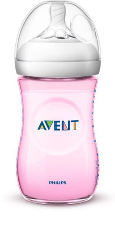 Philips AVENT Láhev Natural 260 ml, růžová