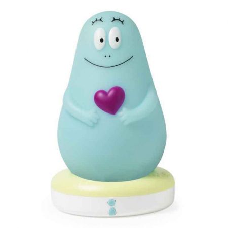 PABOBO Světýlko na usínání Lumilove Barbapapa svítící kamarád Blue