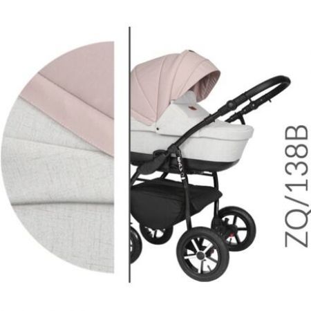 Kočárek Baby Merc Zipy Q 2019 trojkombinace černý rám s autosedačkou ZQ/138B