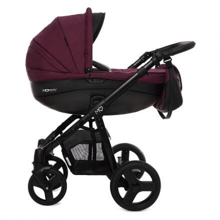 Kočárek Baby Active Mommy 2019 dvojkombinace Plum