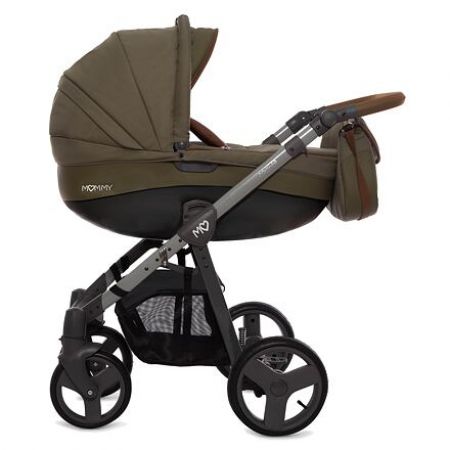 Kočárek Baby Active Mommy 2019 dvojkombinace Khaki