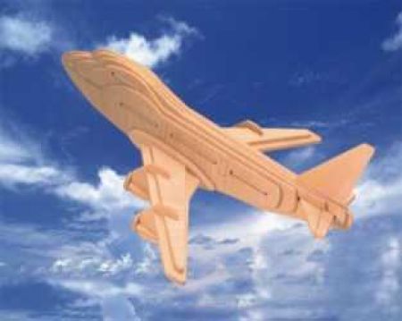 Woodcraft construction kit Woodcraft Dřevěné 3D puzzle boeing