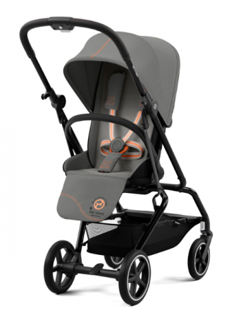 Sportovní kočárek Cybex EEZY S TWIST + 2 BLK LEATHER 2022 Lava Grey