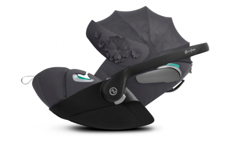 Autosedačka Cybex CLOUD Z2 i-size 2022 - Kolekce Simply Flowers Dark Grey