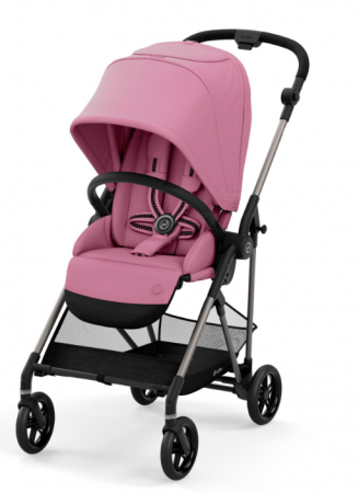 Cybex Melio Magnolia Pink 2022 - ideální cestovní kočárek vážící pouhých 6 kg! Magnolia Pink