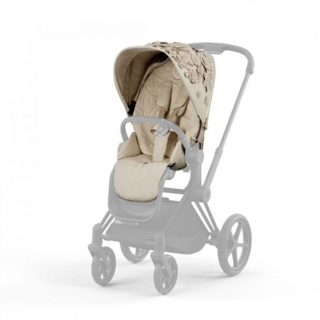 Barevný set ke kočárku Cybex PRIAM 4.0 SEAT PACK 2022 - limitovaná kolekce SIMPLY FLOWERS  Beige