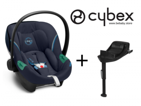 Výhodný set autosedačka Cybex Aton S2 + base ONE 2022 Navy Blue