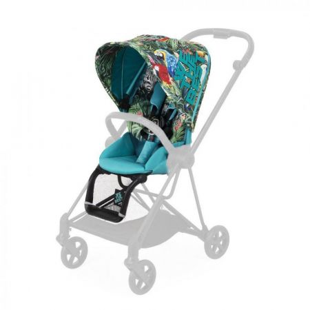 Barevný set ke kočárku Cybex MIOS 3.0 SEAT PACK 2022 - limitovaná kolekce WE ARE THE BEST BLUE BY DJ KHALED