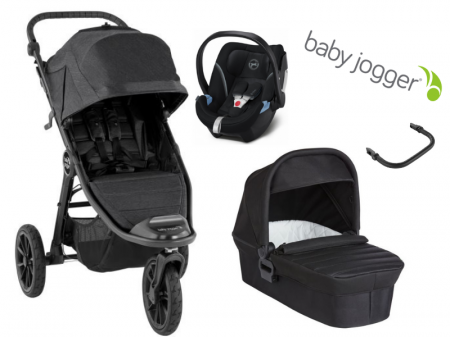 Výhodný set trojkombinace kočárku Baby Jogger CITY ELITE 2 2020 Granite