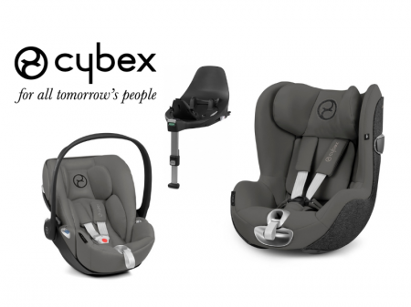 Výhodný set Cybex Cloud Z + Sirona Z i-Size + Base Z 2020 Soho Grey