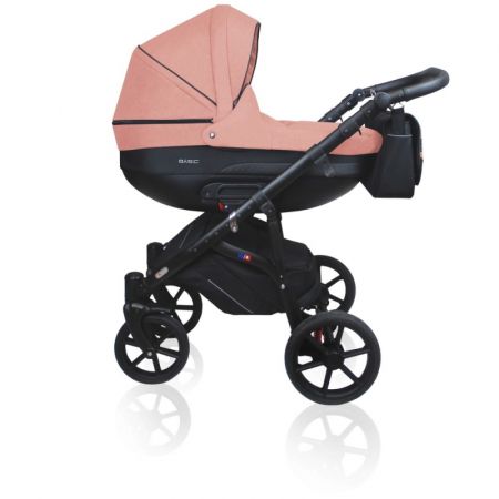 Dvojkombinace kočárku Dorjan BASIC COMFORT VIP 2021 Powder Pink