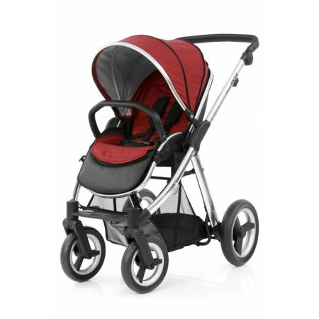 BabyStyle kočárek Oyster Max Mirror/Tango Red 2019