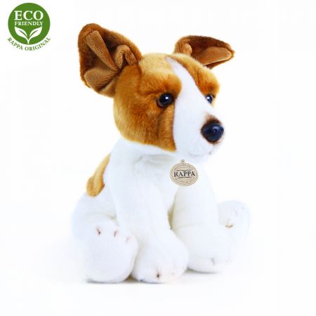 RAPPA | Plyšový pes Jack Russell teriér sedící 30 cm ECO-FRIENDLY DS62312126