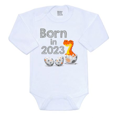 NEW BABY Body s potiskem New Baby Born in 2023 dinosaurus