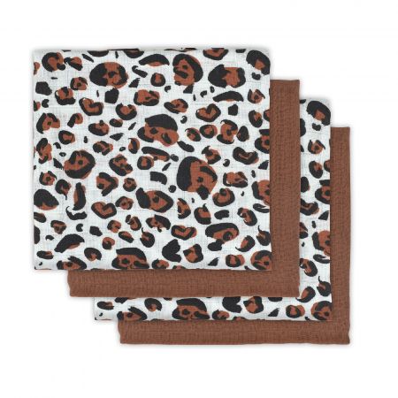 Jollein Plena Leopard natural (4ks)